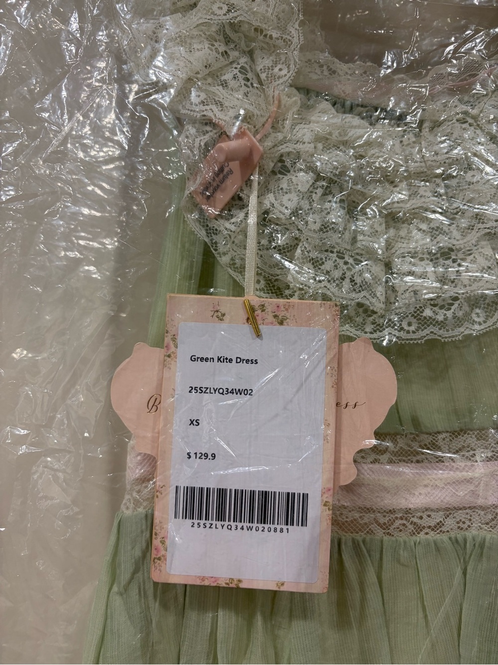 NEW LaceMade Green Kite Dress - Picture 12 of 16